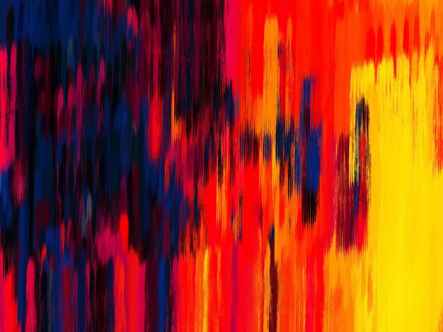 Kleurrijke achtergrond abstracte penseellijn