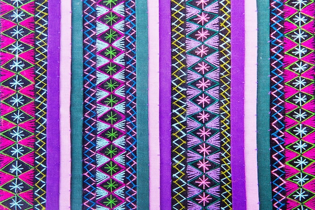 Kleurrijke Afrikaanse Peruviaanse de oppervlakte dichte omhooggaand van de stijlvoering. Meer van dit motief en meer textiel in mijn port.