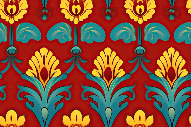 kleurrijke arabesque naadloos patroon textuur achtergrond