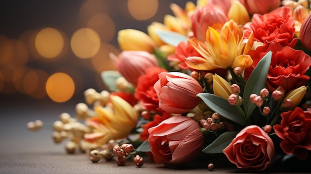 kleurrijke bloem achtergrond HD 8K wallpaper Stock Fotografie Afbeelding