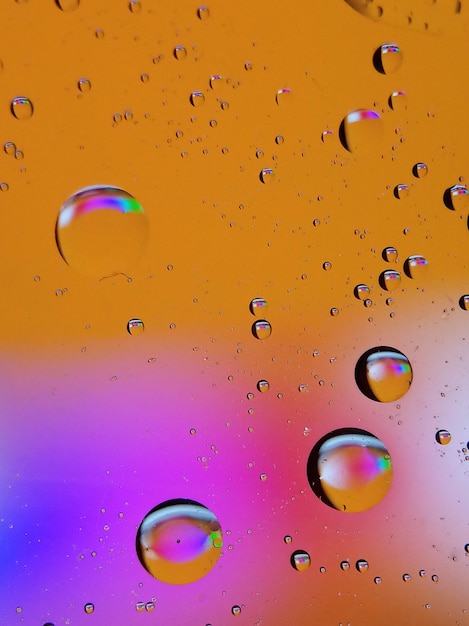 Foto kleurrijke bubbels voor abstract behang