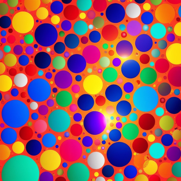 kleurrijke cirkels achtergrond