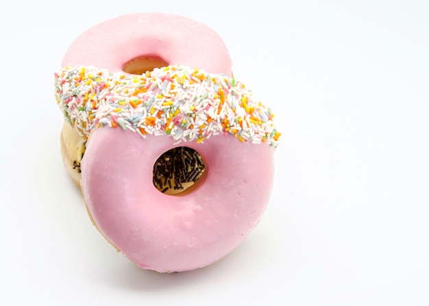 Kleurrijke donuts met hagelslag