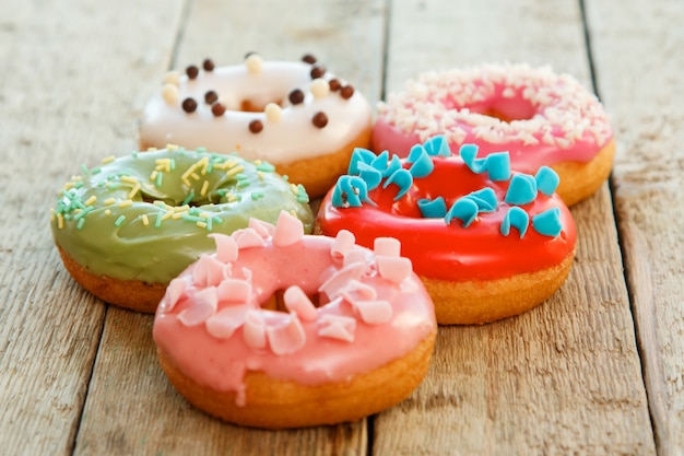 Kleurrijke donuts