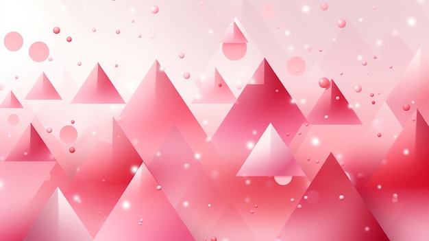 Kleurrijke geometrische roze achtergrond