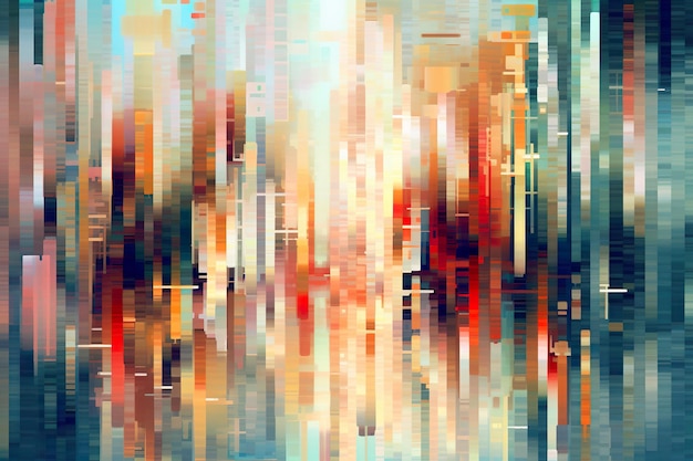 Kleurrijke glitch textuur achtergrond