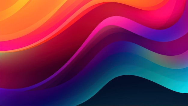 Kleurrijke golven wallpapers voor iPhone en Android. dit behang is getiteld kleurrijk golvenbehang.