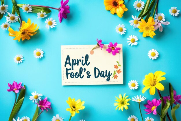 Kleurrijke grappige humoristische ansichtkaarten banner voor April Fools Day 1 april de dag van grappen en gelach