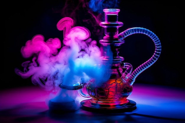 Kleurrijke hookah achtergrond