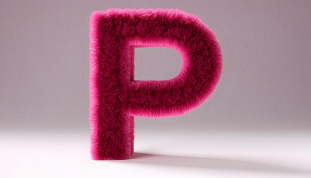 Kleurrijke letter p van het alfabet