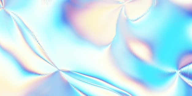 Kleurrijke levendige holografische pastel folie achtergrondstructuur