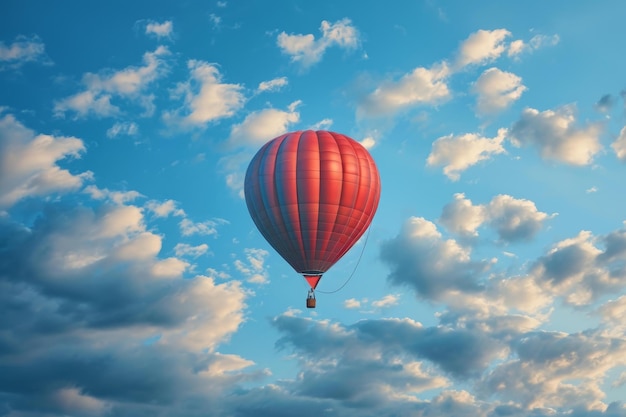 Kleurrijke luchtballonbanner Generate Ai