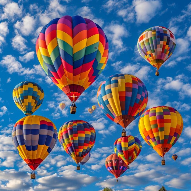 Kleurrijke luchtballonnen