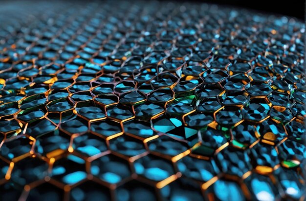 Kleurrijke moleculaire modelstructuur