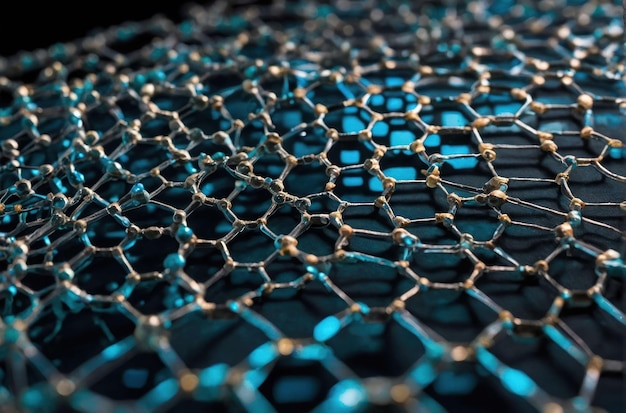 Kleurrijke moleculaire modelstructuur