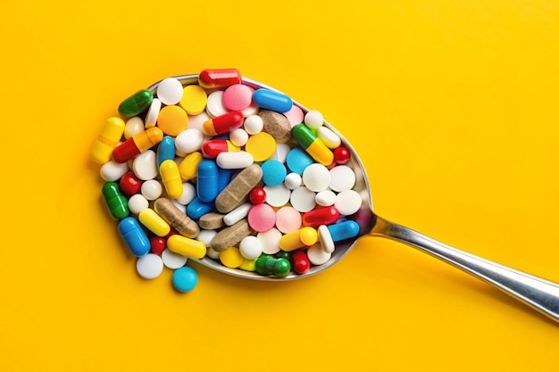 Kleurrijke pillen verhelderen uw dag met deze levendige capsules