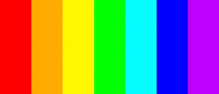 Foto kleurrijke regenboog achtergrond lgbtq transgender symbool