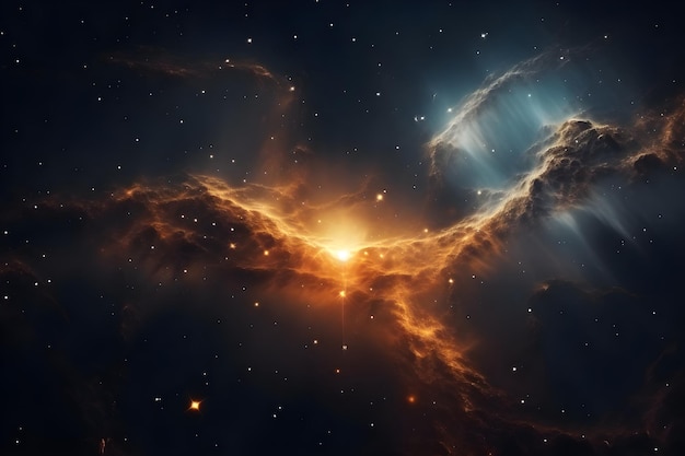 Kleurrijke ruimte galaxy wolk nevel Sterrennacht kosmos Universum wetenschap astronomie