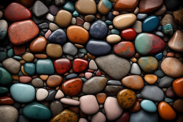 Kleurrijke stenen textuur