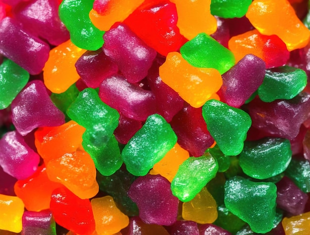 Kleurrijke THC-jelly beans