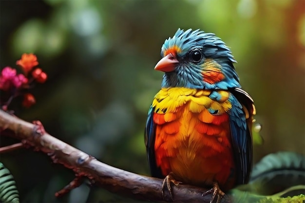 kleurrijke vogel Ai gegenereerd