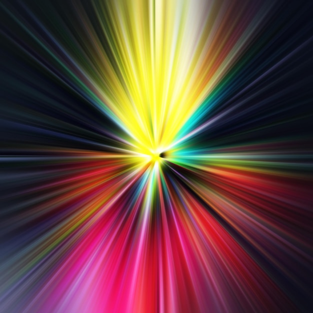 Kleurrijke zoombewegingseffect Abstracte achtergrond Kleurlijnen Kleurige textuur achtergrond en banner Meerdere kleuren gradiëntpatroon en gestructureerd behang