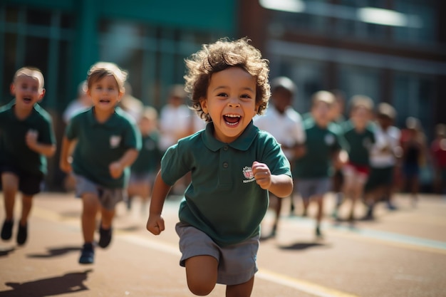 Kleuterschoolkinderen Generatieve AI