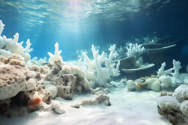 Klimaatverandering verwoest oceanen, bleekt koraal en meer.
