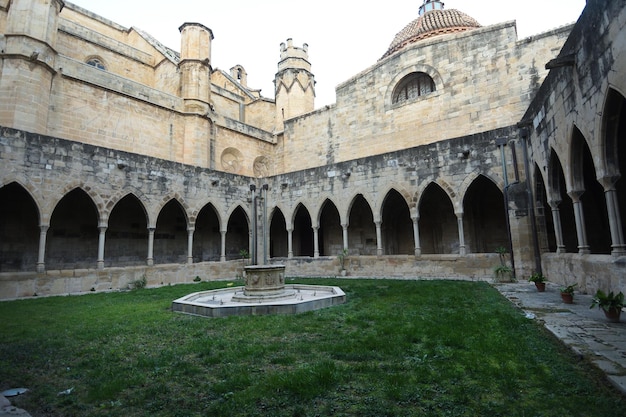 Klooster van de kathedraal van Tortosa, provincie Tarragona, Catalonië, Spanje