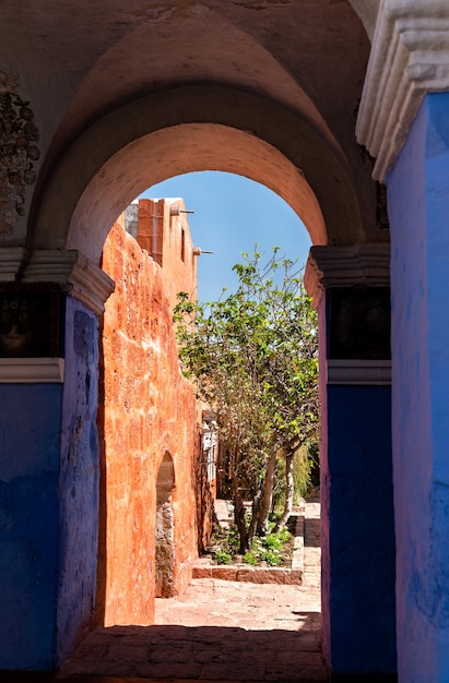 Klooster van santa catalina de siena in arequipa, peru