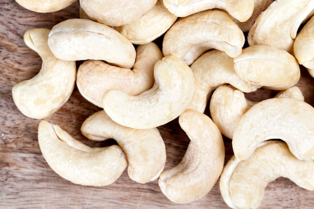 Knapperige cashewnoten