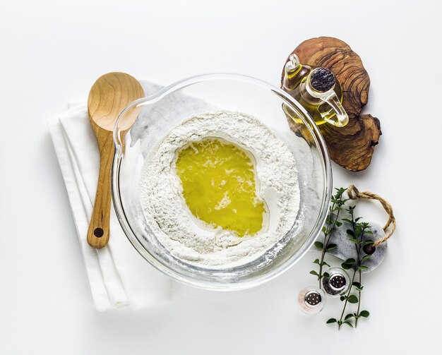 Kneading dough for pasta