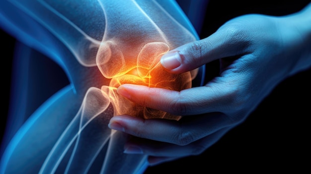 Photo knee pain addressing discomfort injury and arthritis with orthopedic care medical treatment rehabilitation and lifestyle adjustments for improved mobility and relief from discomfort