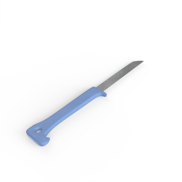 Knife 3d modelling