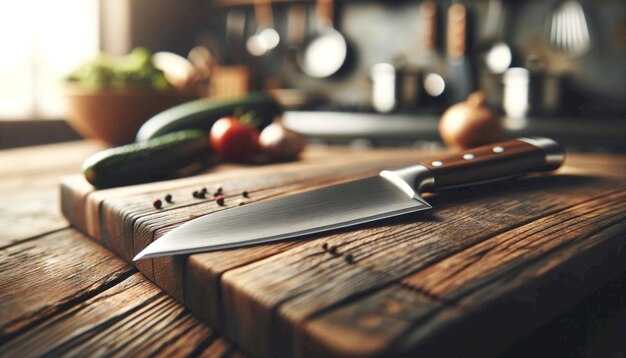 Photo knife in the kitchen