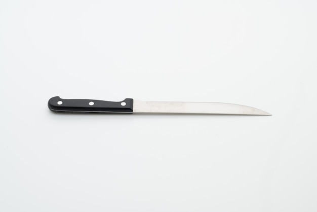 knife utensil on white background