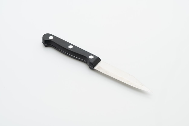 knife utensil on white background