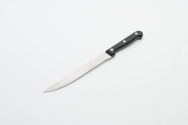 knife utensil on white background