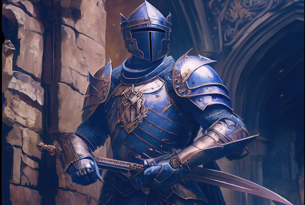 medieval soldier concept art