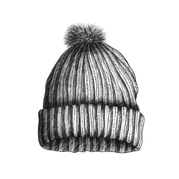 Knit knitted hat ai generated