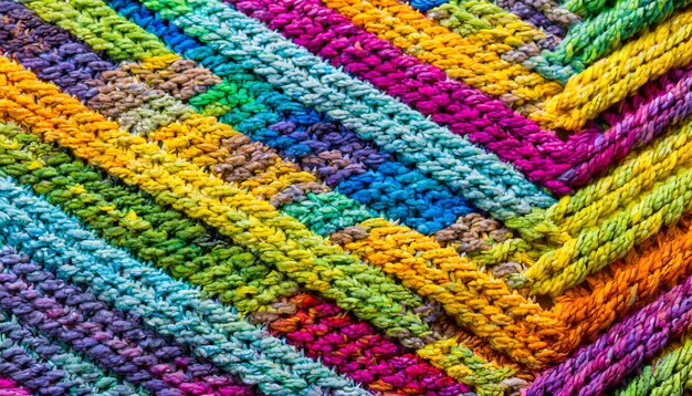 knited colorful wool texture wallpaper top view close up