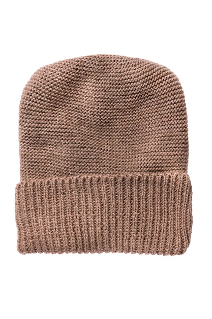 Knitted hat isolated