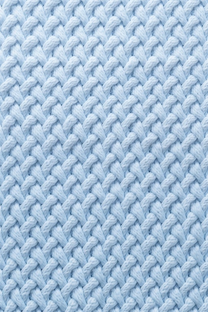 Knitted Pastel Blue Pattern Unfolds Serenity