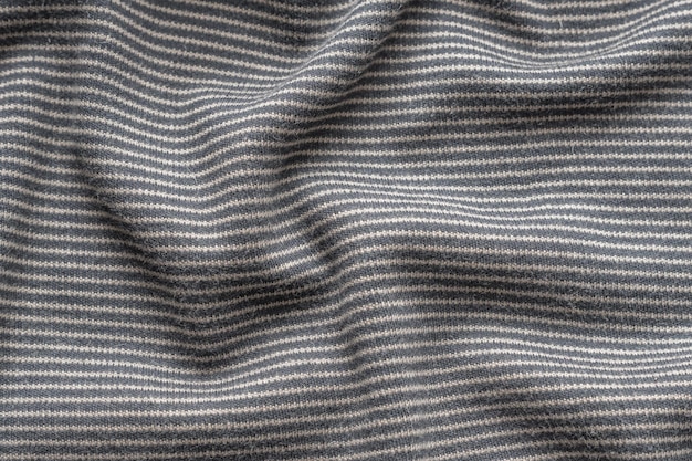 Photo knitted stripped fabric background