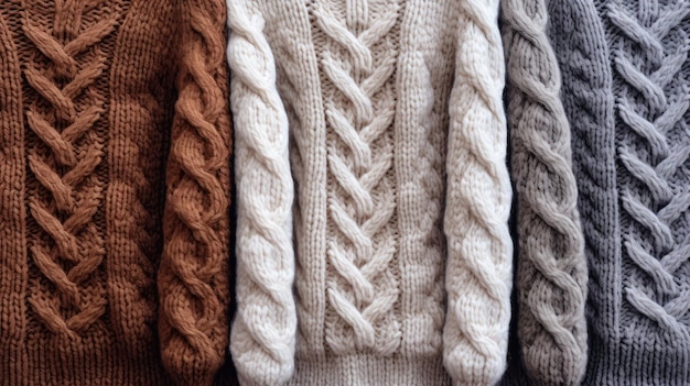 Knitted sweater patterns