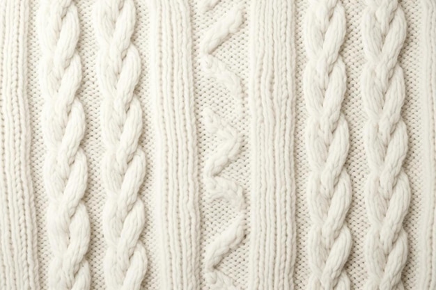 a knitted sweater with a twist of stitching