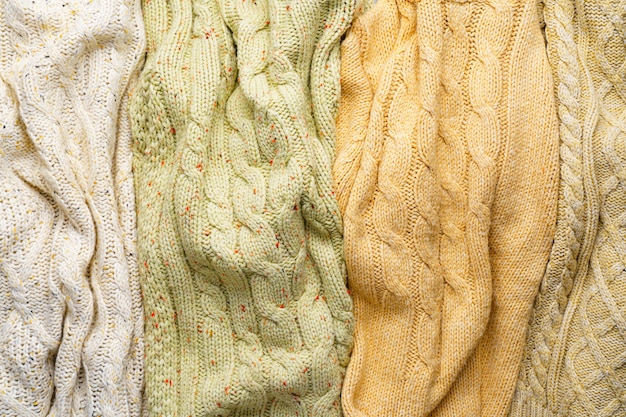 Knitted Sweaters Background