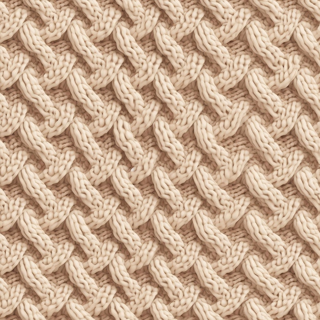 Knitted Texture Seamless Pattern