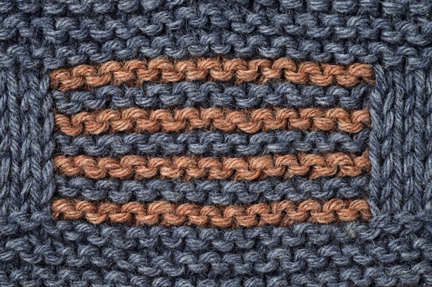Knitted woolen texture