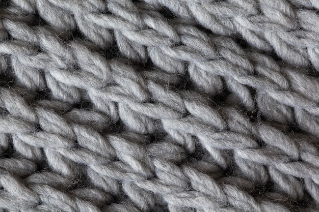 Knitted woolen textured surface